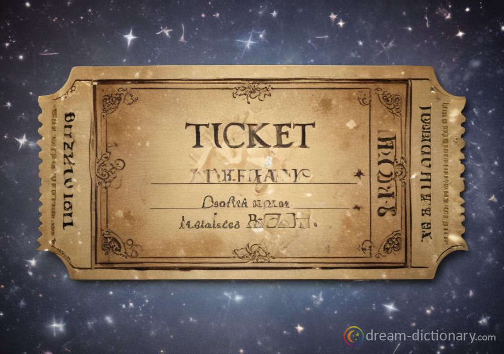Ticket dream dictionary
