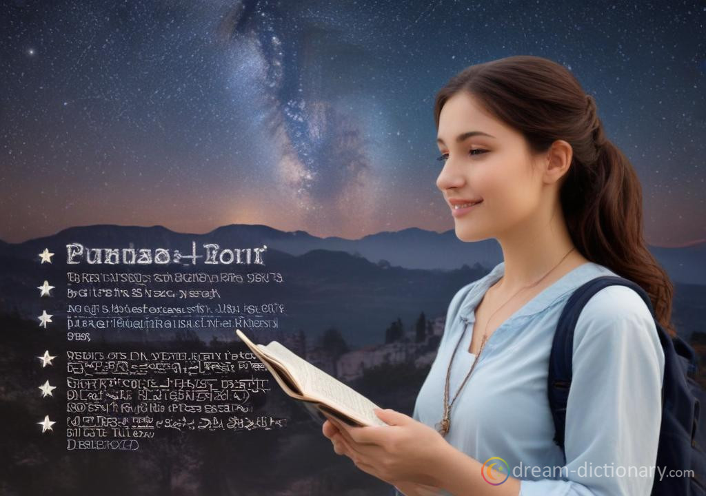 Tour guide dream dictionary