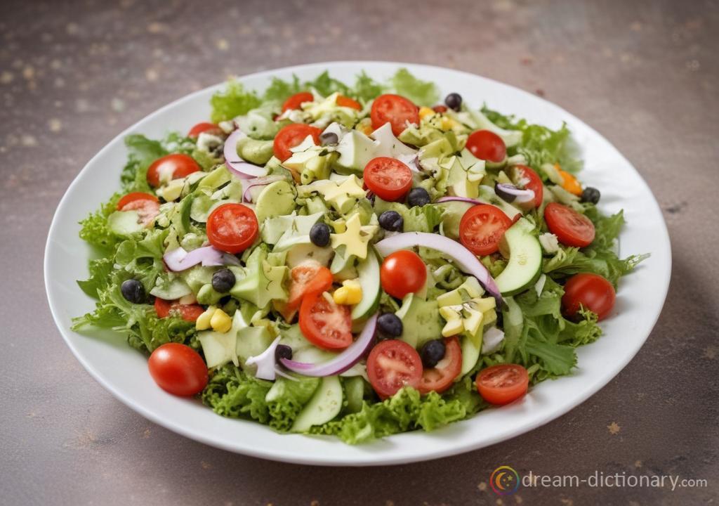 Vegetable salad dream dictionary