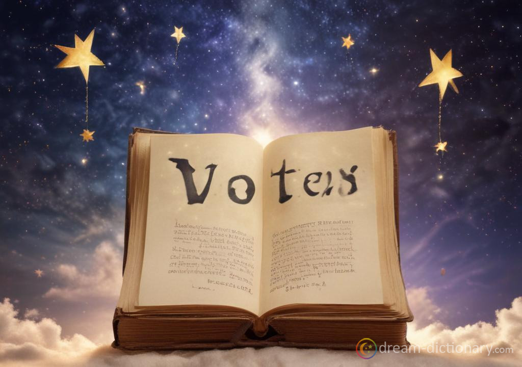 Vote dream dictionary