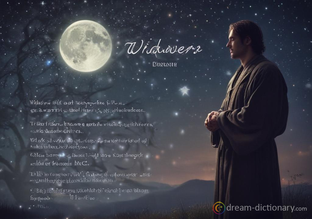 Widower dream dictionary