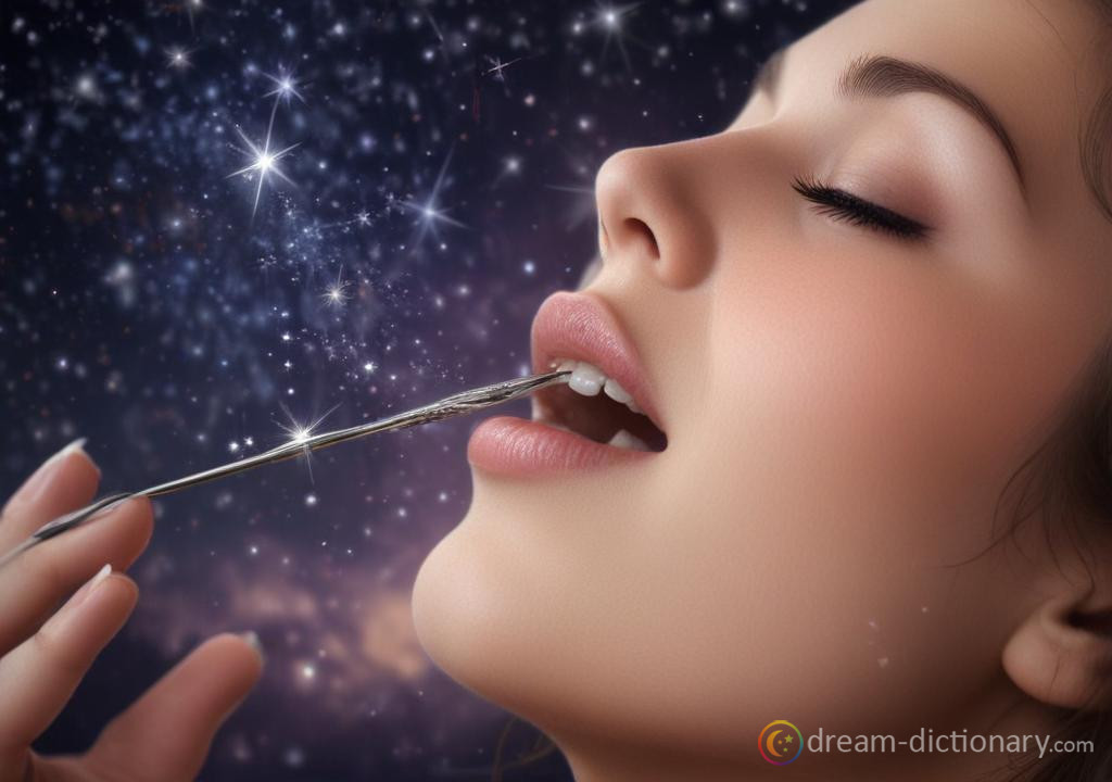 Needles In Your Mouth dream dictionary
