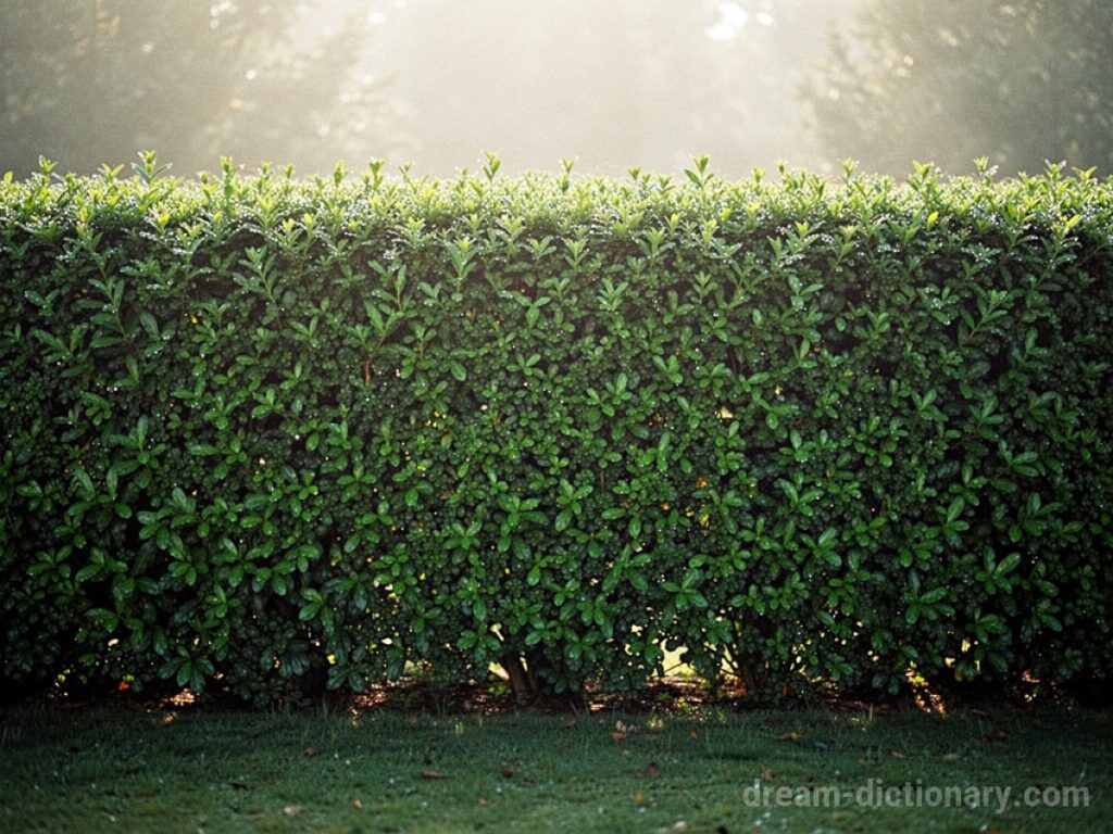 Dream Dictionary: Hedge - dream meaning and symbol interpretation