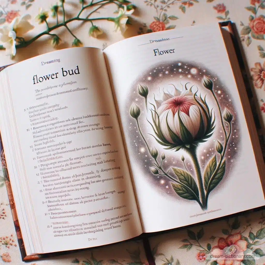 Flower bud 4 flower bud dream dictionary