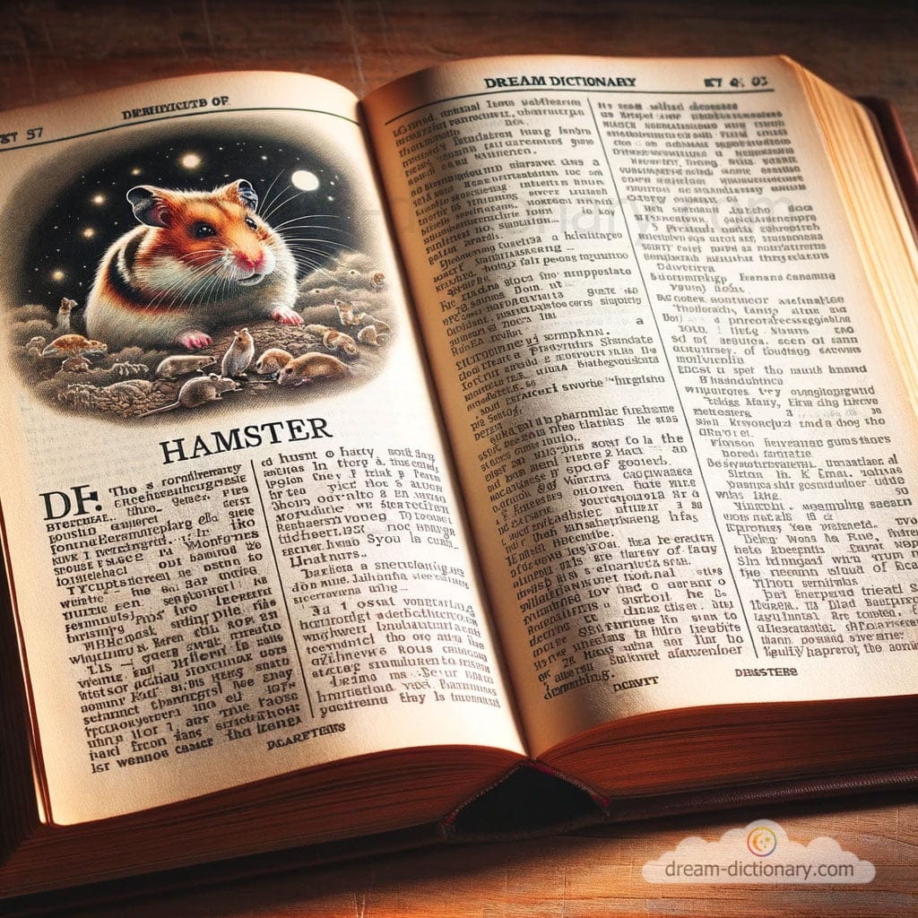 Hamster 4 hamster dream dictionary