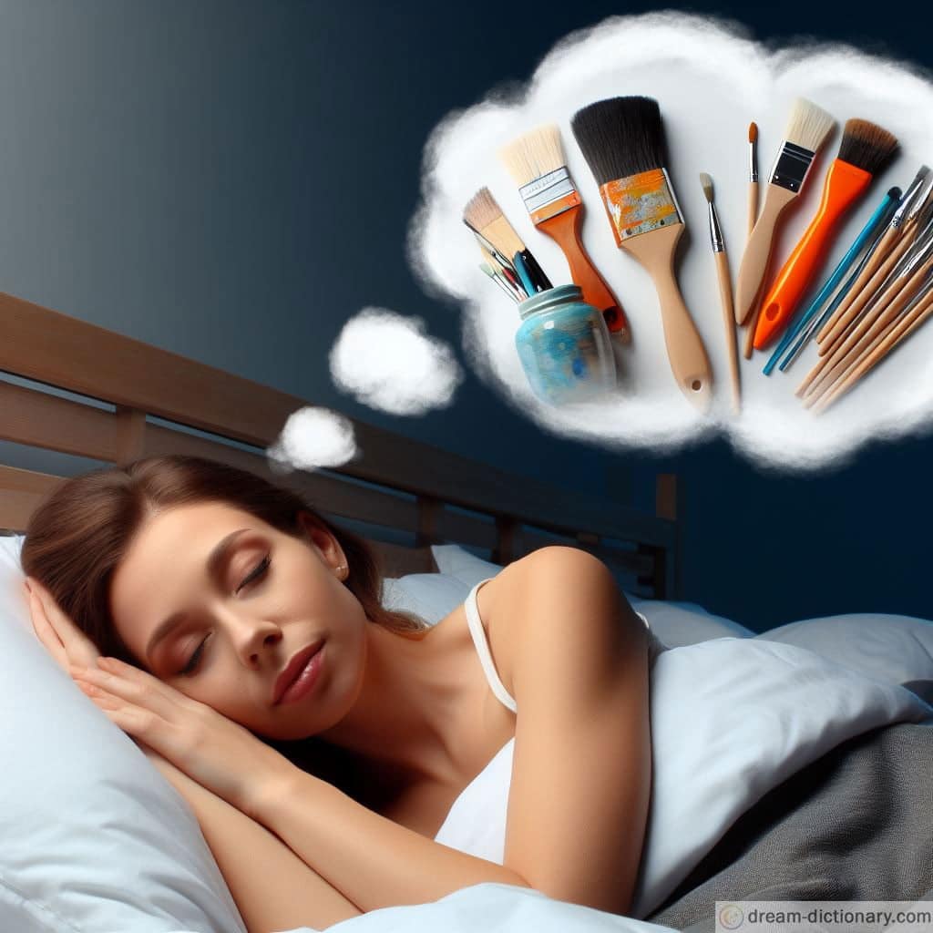 dreaming about paint brush