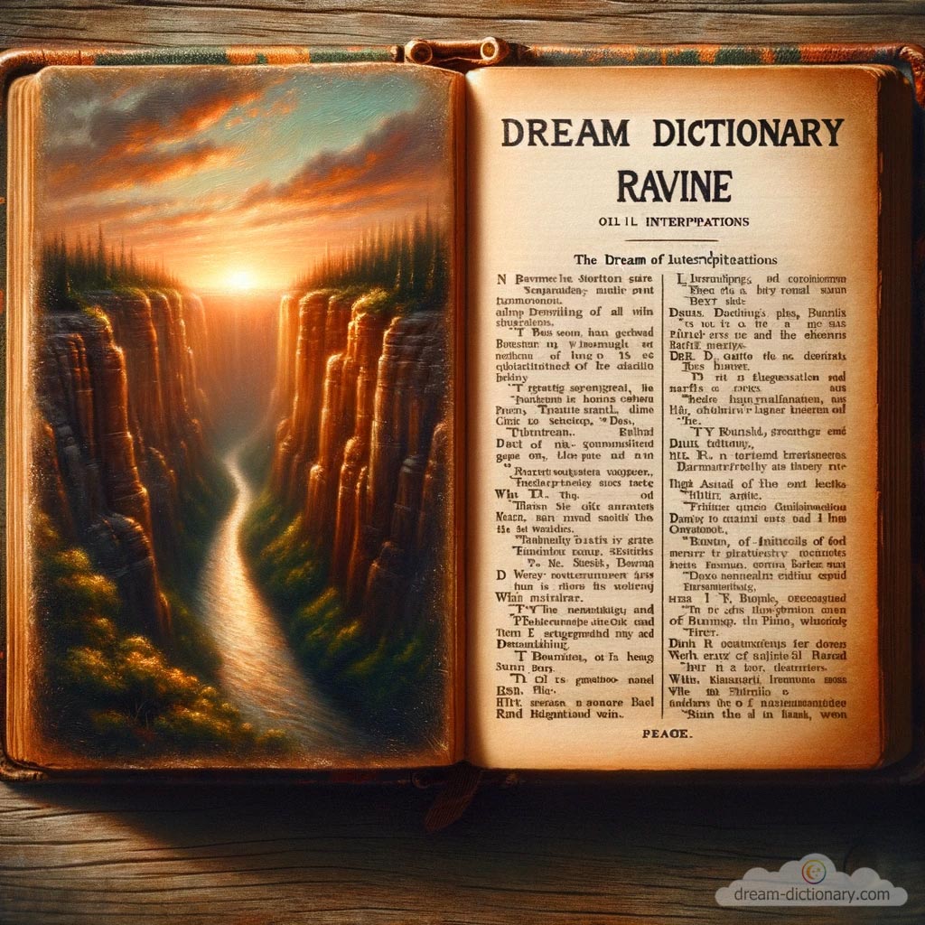 Ravine Dream Dictionary